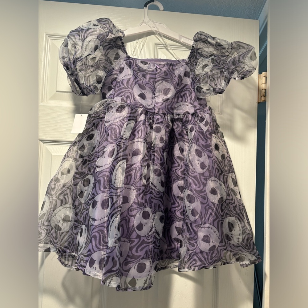 Disney’s The Nightmare Before Christmas Girl’s Jack Skellington Dress - Size L